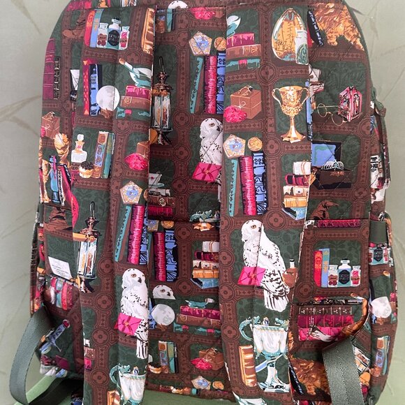 VERA BRADLEY HARRY POTTER BANCROFT BACKPACK:NWT HOGWARTS LIBRARY BAG#4 main image 8